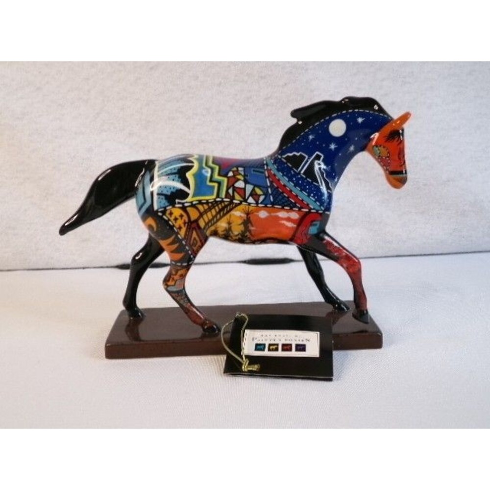 Trail of Painted Ponies #1589 Grandfather's Journey Native Collectible Art 2004